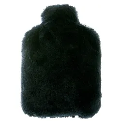 Bouillotte chauffante Noire | Pelucho, vos bouillotes françaises