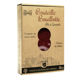 Bouillotte chauffante Prune| Pelucho, vos bouillotes françaises