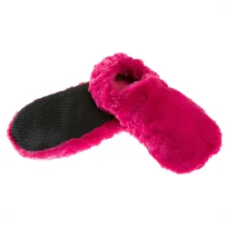 Chaussons chauffants bordeaux | Pelucho