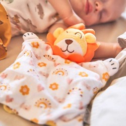 Doudou bouillotte lion micro-onde | Pelucho