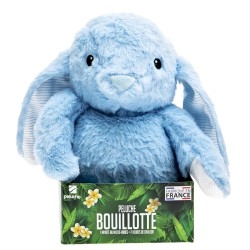 Bouillotte Lapin bleu micro-ondes | Pelucho
