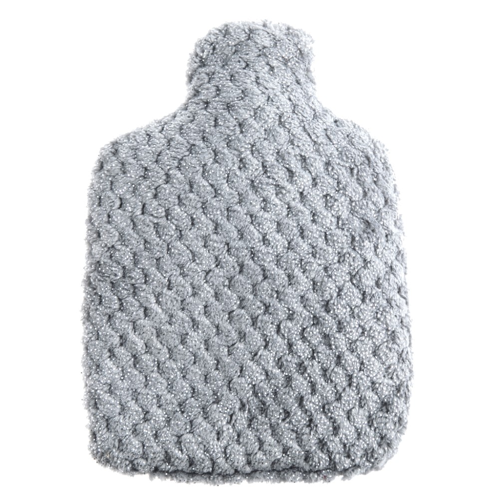 Bouillotte micro-ondes gris paillette | Pelucho