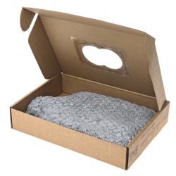 Bouillotte micro-ondes gris paillette | Pelucho