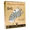 Chaussons chauffants gris paillette| Pelucho, vos bouillottes françaises