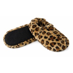 Chaussons chauffants Leopard| Pelucho bouillottes françaises