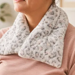 Bouillotte cervicale léopard neige| Pelucho