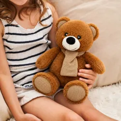 Bouillotte Ours marron micro-ondes | Pelucho, vos bouillottes françaises