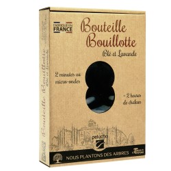 Bouillotte chauffante Noire | Pelucho, vos bouillotes françaises