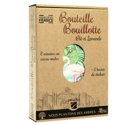 Bouillotte chauffante tropical vert | Pelucho