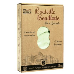 Bouillotte chauffante Vert Pastel| Pelucho, vos bouillotes françaises