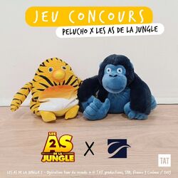 JEU CONCOURS spécial Les As de la Jungle 🌴😍

Pour fêter les 1 an de la sortie du film Les As de la Jungle 2, nous avons décidé de vous gâter 🎉

🔸️LOT MIGUEL : 1 Pelucho Miguel, 1 masque Miguel, 1 livret d'activités, 2 cartes postales 
🔸️LOT MAURICE : 1 Pelucho Maurice, 1 masque Maurice, 1 tote bag Maurice, 2 cartes postales

Pour participer, c'est très simple :

➡️ Liker cette publication
➡️ Commenter en indiquant le lot que vous souhaitez gagner 
➡️ Être abonné aux comptes @Pelucho.bouillottes et @lesasdelajungleofficiel
➡️ Partager en story

Fin du concours dimanche 25 août, tirage au sort le lendemain ! ✅

Le tirage au sort sera effectué parmi tous les commentaires et annoncé en story !

Bonne chance à toutes et à tous 🎉

#jeuconcours #concours #peluchobouillottes #tatproductions #lesasdelajungle2 #lesasdelajungle #thejunglebunch